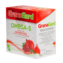 Cargar imagen en el visor de la galería, GRANAGARD OMEGA-5 CAJA CON FRASCO CON 60 CAPS.