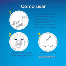 Cargar imagen en el visor de la galería, DESCANZZZA DILATADORES NASALES ANTI RRONQUIDOS. CONTIENE 4 JUEGOS DE DILATADORES CON ESTUCHE.