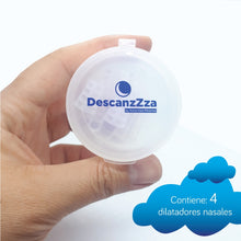 Cargar imagen en el visor de la galería, DESCANZZZA DILATADORES NASALES ANTI RRONQUIDOS. CONTIENE 4 JUEGOS DE DILATADORES CON ESTUCHE.